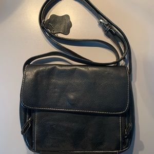 OKPTA Black Leather bag GUC